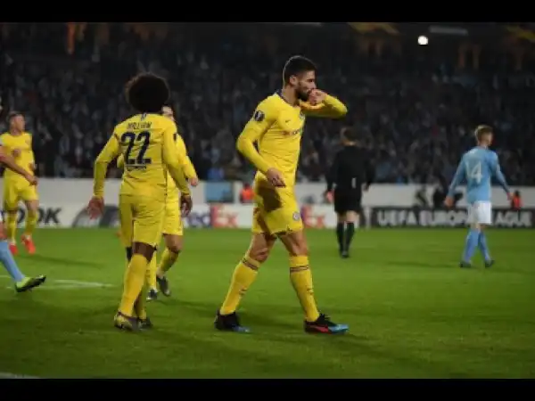 Malmö FF 1 -Vs- 2 Chelsea (UEFA Europa League) Highlights